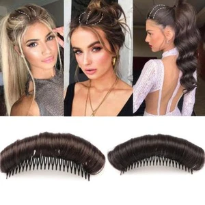 Magic Invisible Hair Volume Increase Bun Maker Fluffy Clip Pad Comb Sponge B5R5 - Picture 1 of 18