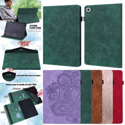 For Samsung Galaxy Tab A A7 A9+ S7 S6 Lite Tablet Card Leather Stand Case Cover - Image 1 of 4