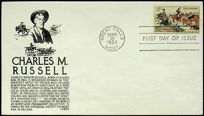 1964 John Muir First Day of Issue Cover - Martinez CA, Conservation Stamp 5c - Image 1 of 2