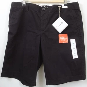 Levi's Dockers Bermudas Women's Size 14 Truly Slimming Jean Shorts Black - Picture 1 of 8