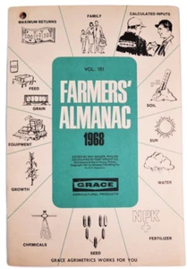 1968 Bauernalmanach von Grace Agricultural Products alias W. R. Grace & Co. - Bild 1 von 9