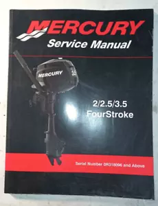 Mercury 90-899925001 11/2009 2, 2.5, 3. 5HP 4-Stroke Outboard Service Manual - Picture 1 of 3