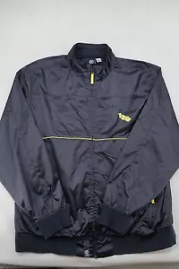 LRG Higher Altitude Windbreaker Jacket Mens 4XL Black Full Zip Graphic Lined - Picture 1 of 10