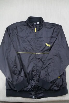 LRG Higher Altitude Windbreaker Jacket Mens 4XL Black Full Zip Graphic Lined - Image 1 of 4