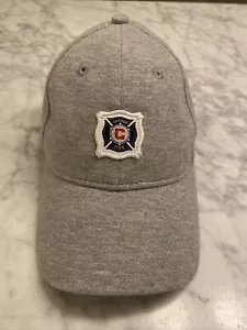Chicago Fire New Era Gray Logo Preppy Team 9TWENTY Adjustable Hat Strapback MLS - Picture 1 of 8