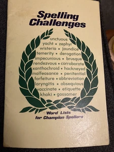 Abeka Spelling Challenges Word Lists for Champion Spellers - Picture 1 of 3