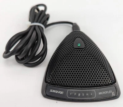 Shure Microflex MX392/C Condenser Microphone w/ 5 Pin XLR Mic Cable MX392C - Image 1 of 3