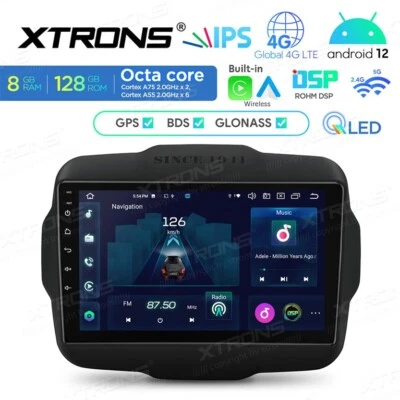 AUTORADIO ANDROID 12 STEREO AUTO JEEP RENEGADE 2015-2020 8/128GB CARPLAY 8CORE - Immagine 1 di 4