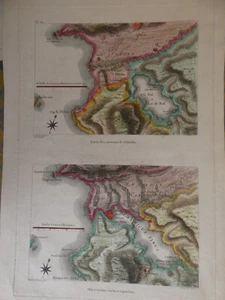 carte  XVIIIeme environs de Palatsha / Mileti vicinia variss temporibus CHOISEUL - Bild 1 von 3