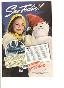 Magazine Ad- Vintage, 1941 Body by Fisher Oldsmobile - Picture 1 of 1