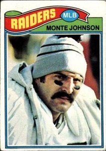 MONTE JOHNSON Football CARD #77 BUY ANY 2 ITEMS FOR 50% OFF   B213R3S6P50