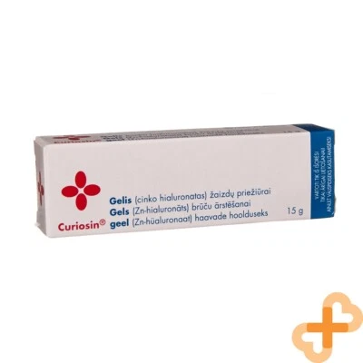CURIOSIN 15ml Zinc Hyaluronate Gel for Wound Care Unscented Does Not Stain Skin - Image 1 of 4
