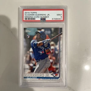 2019 Topps Vladimir Guerrero Jr. Missing Card # Rookie RC PSA 9 Mint NNO SP QTY - Picture 1 of 1