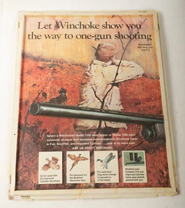 Winchester Shotgun (E3R) Standee Advertisement(JSF6)Winchoke Plastic Damaged Gun - Picture 1 of 13