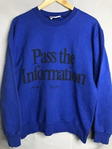 Boot Boyz Biz Adult Sz SMALL Sweatshir Pass The information Extend The Knowledge - Picture 1 of 19