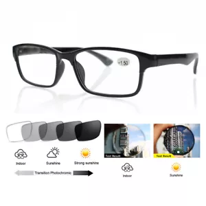 Transition Photochromic Nearsighted Glasses -1.0 -6.0 flexible Glass Negative - Bild 1 von 19