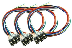 DCC Concepts ~ 8 Pin Female Decoder Mate Harness ~ 3 Pack ~ DCD-8PDM.3 - Picture 1 of 2