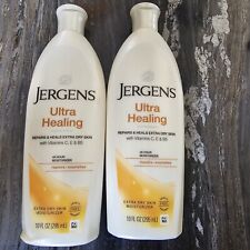 2 PACK: Jergens Ultra Healing Lotion 10oz 48hr Moisture Extra Dry Skin