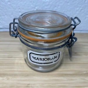 Le Parfait Super Clear Glass Canning Jar Canister Wire Bale France - Picture 1 of 10