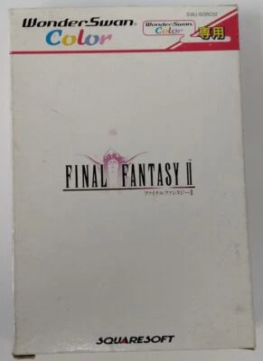Bandai WonderSwan Color Final Fantasy Ⅱ 2 Japan w/ Box and Manual 2619 SP - Image 1 of 4