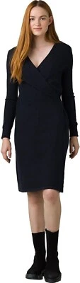 Prana Bryce Bluff Dress Womens XS Black Wool Winter Stylish Officecore Corporate - Image 1 of 4