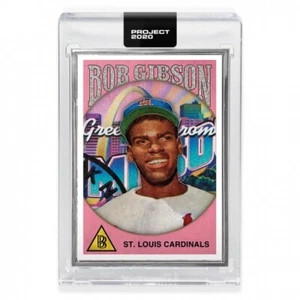 Topps Project 2020 #249 Bob Gibson by Ben Baller Card w/ Box Cardinals - Picture 1 of 6