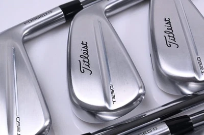 Titleist T250 2025 Irons / 5-PW+GW / Regular Flex True Temper AMT Red Shafts - Image 1 of 4