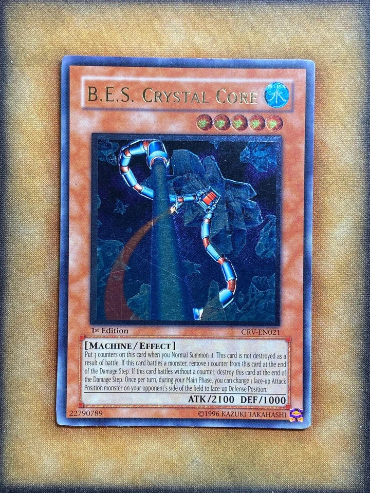 Yugioh B.E.S. Crystal Core CRV-EN021 Ultimate Rare 1st Ed LP - Image 1 of 1