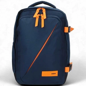 Genuine American Tourister Backpack Unisex Blue - 91G-41004 - Picture 1 of 5