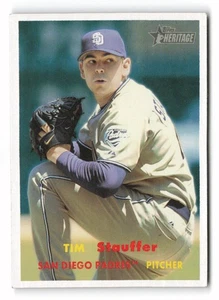 2006 Topps Heritage #241 Tim Stauffer San Diego Padres - Picture 1 of 2