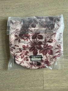 Gucci Beauty VIP GIFT NEW Blush Burgundy Cotton Tote Bag Floral Print Flowers - Picture 1 of 5