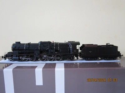 Rare LEMATEC  HO-213/9 Locomotive Vapeur 1 - 151 A4 Sncf Noir Brass Fulgurex - Photo 1/4