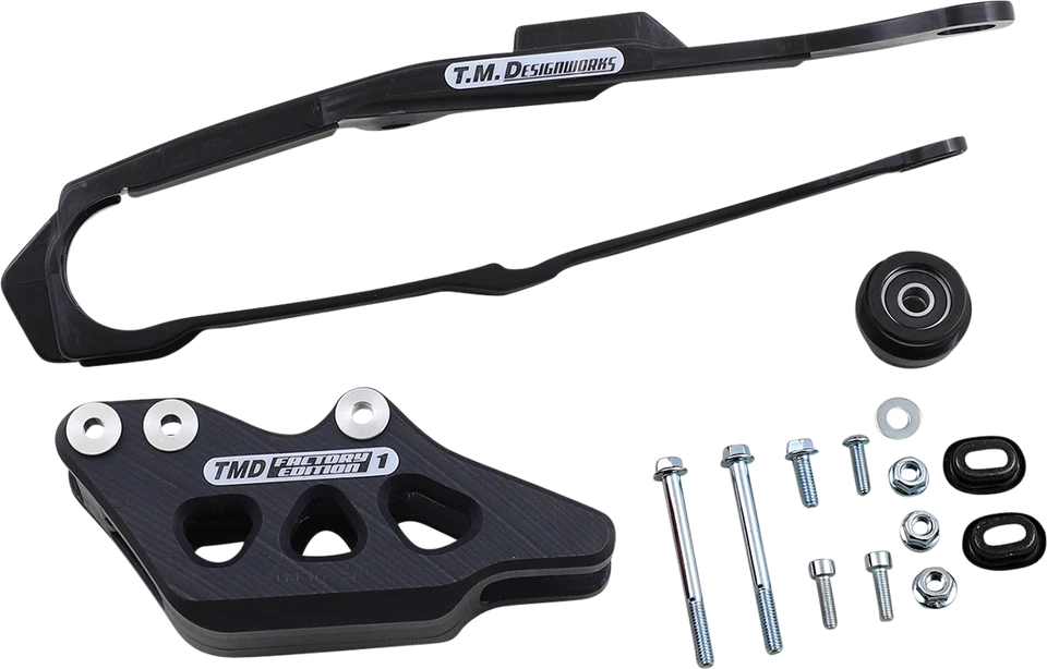 T.M. DESIGNWORKS Chain Guide/Slider - Fits Honda - Black DCK-OR14-BK - Image 1 of 1