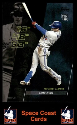 2019 Topps X The Legend Cavan Biggio #4 Rookie Campaign - Image 1 of 2