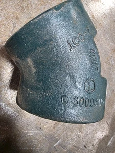 1-1/2" Pipe 45 Elbow 6000 PSI Forged - Picture 1 of 1