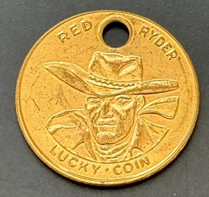 Red Ryder Lucky Coin J C Penney's For Super Value Good Luck Token - Picture 1 of 2