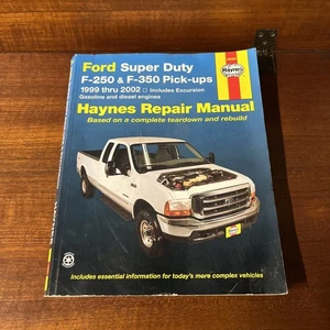 Haynes Repair Manual 36060 Ford Super Duty F250 & F350 Pick-Ups Trucks 1999-2002 - Picture 1 of 7