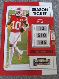 2021 Panini Contenders - Tyreek Hill #48 2 copies V325 - Picture 1 of 2