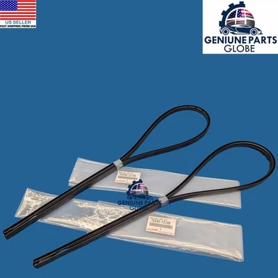 CONJUNTO DE 2 MOLDAGEM ORIGINAL DE FÁBRICA TOYOTA 09-13 COROLLA TETO CENTRAL ACABAMENTO LATERAL GOTEJAMENTO - Imagem 1 de 4