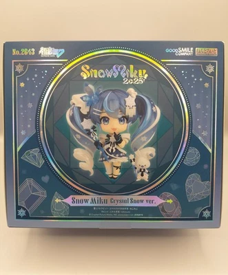 VOCALOID HATSUNE MIKU NEVE MIKU CRISTAL NEVE VER NENDOROID #2643 FIGURA OFICIAL - Imagem 1 de 4