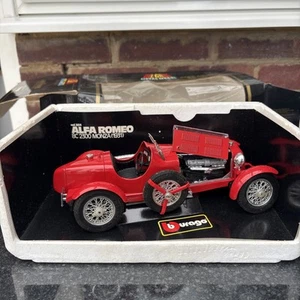 Burago escala 1/18 diecast 3014 - Alfa Romeo 8C 2300 Monza 1931 rojo - Imagen 1 de 8