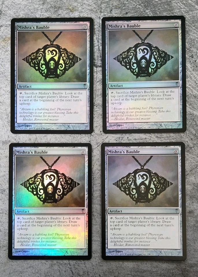 4x Mishra's Bauble - Foil - NM/LP MTG Coldsnap - Image 1 of 2