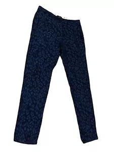 Scotch & Soda Blue Floral “Stuart” Chino Pants W30/L32 Regular Slim Wedding - Picture 1 of 8