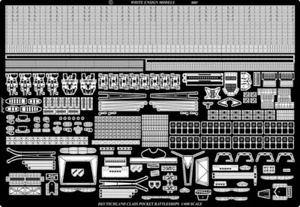White Ensign Models 1/400 German Pocket Battleship Photoetch Enhancement Parts - Bild 1 von 1