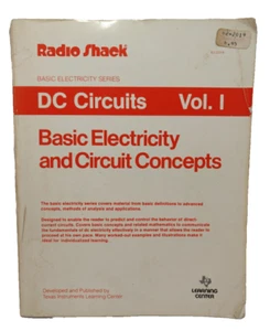 Radioshack DC circuits Vol 1 - Basic Electricity and Circuit Concepts - 1979 - Picture 1 of 6
