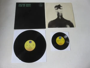TALKING HEADS Fear Of Music SIRE 1979 UK 1ST PRESS VINYL LP & PROMO 7" SRK6076 - Picture 1 of 18
