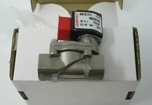 GEMU 2/2 SERVO-ASSISTED ELECTROMAGNETIC SOLENOID VALVE 1/2", VA,NBR,24VDC, 8258 - Picture 1 of 5