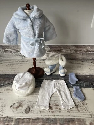 My American Girl Doll SNOW FLURRY Outfit - Complete w Hat & Mittens 2010 READ - Image 1 of 4