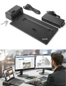 Lenovo ThinkPad Ultra Docking Station 40AJ USB-C ThinkPad T15,P14,L14,T480,X280 - Bild 1 von 4
