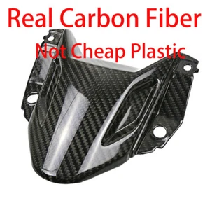 MT-07 MT07 2018-2020 Real Carbon Fiber Front Nose Upper Headlight Screen Fairing - Picture 1 of 4